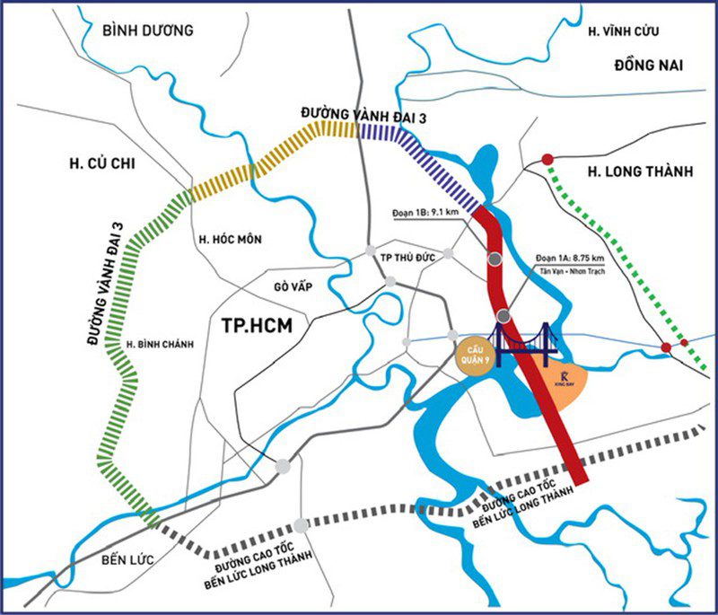 quy hoạch đường vành đai 3 tạo ra xu thế tiềm năng cho thị trường củ chi