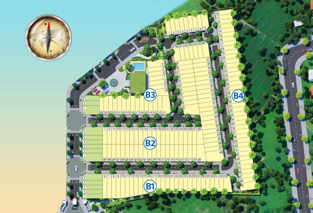 phố hưng phúc của dự án hiển vinh long an