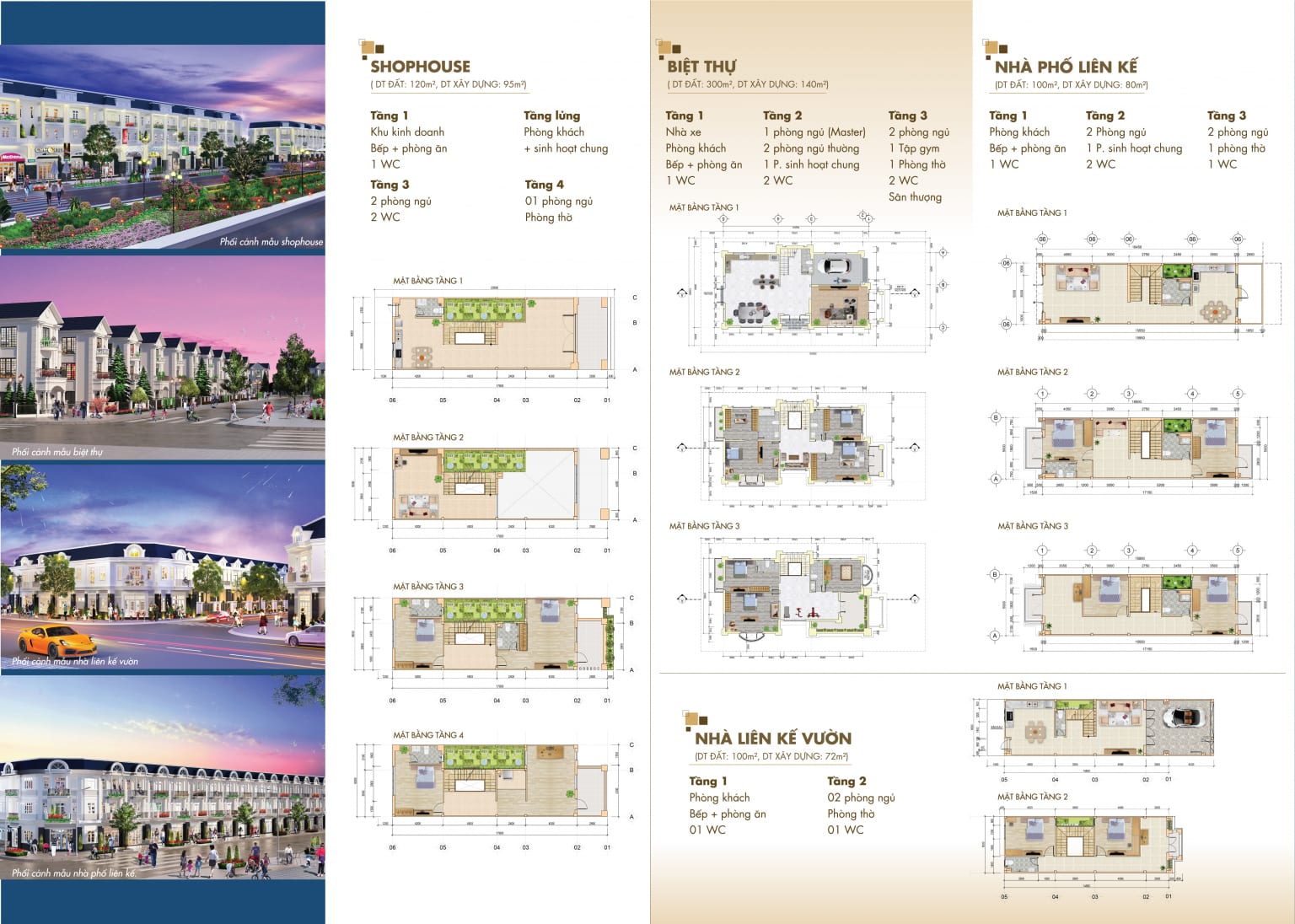 các mẫu nhà century city