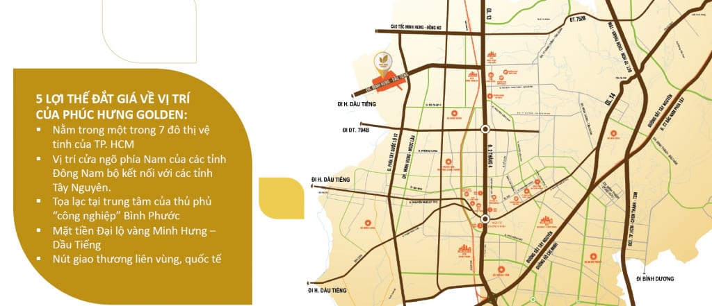 các lợi thế đắt giá dự án phúc hưng golden