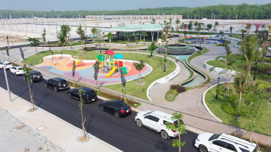 hình ảnh thực tế dự án phúc hưng golden chơn thành 1