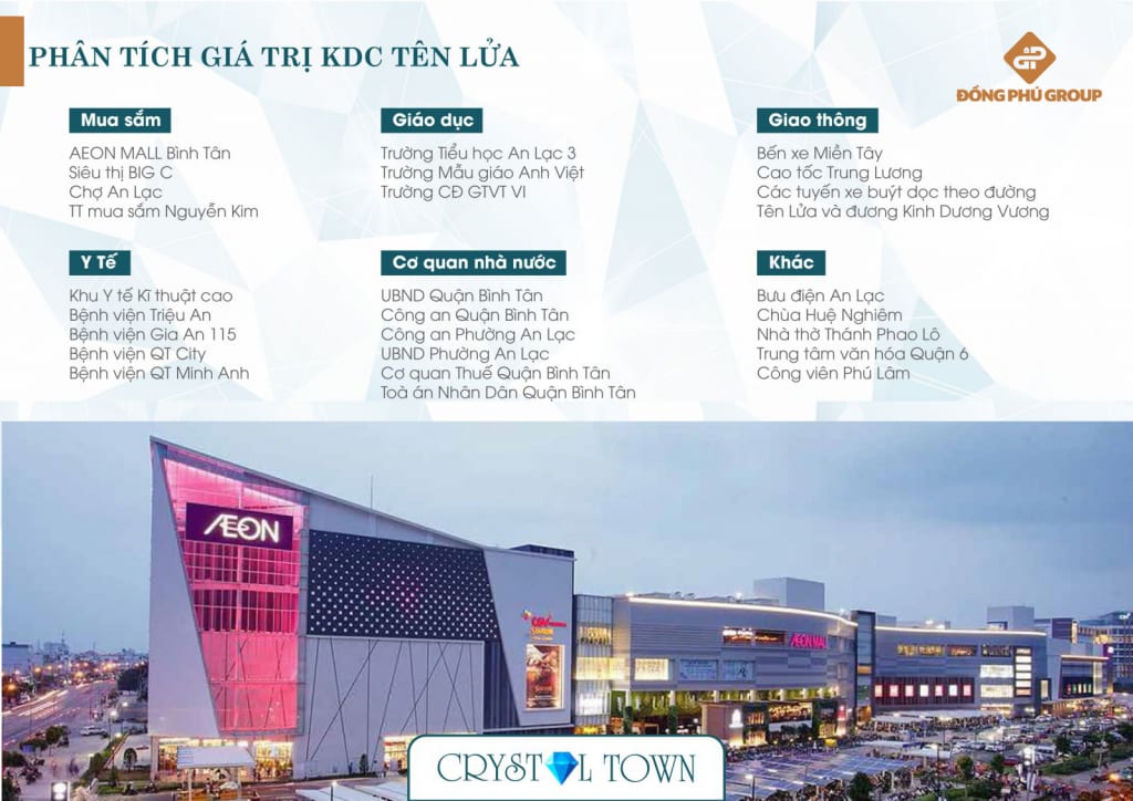 lợi thế khu dân cư tên lửa crystal town