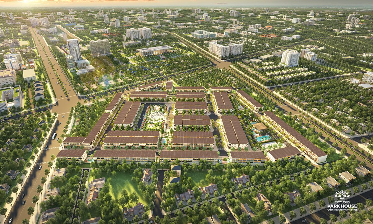 view tổng thể cát tường park house