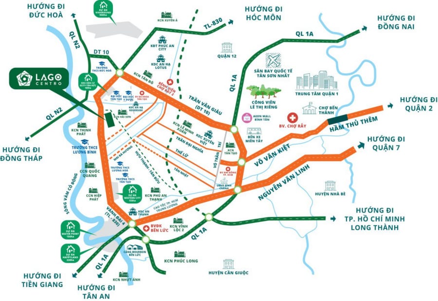 sơ đồ vị trí dự án